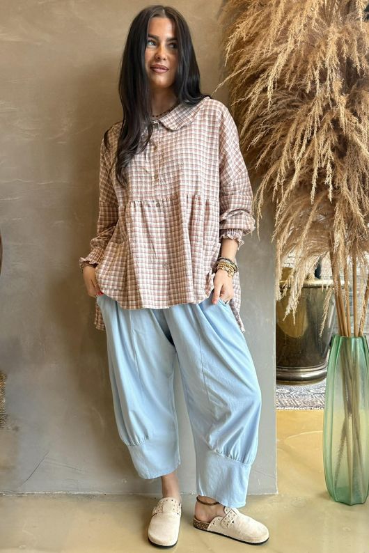 Jo Jo Quirky Classic Barrel Pant Baby Blue